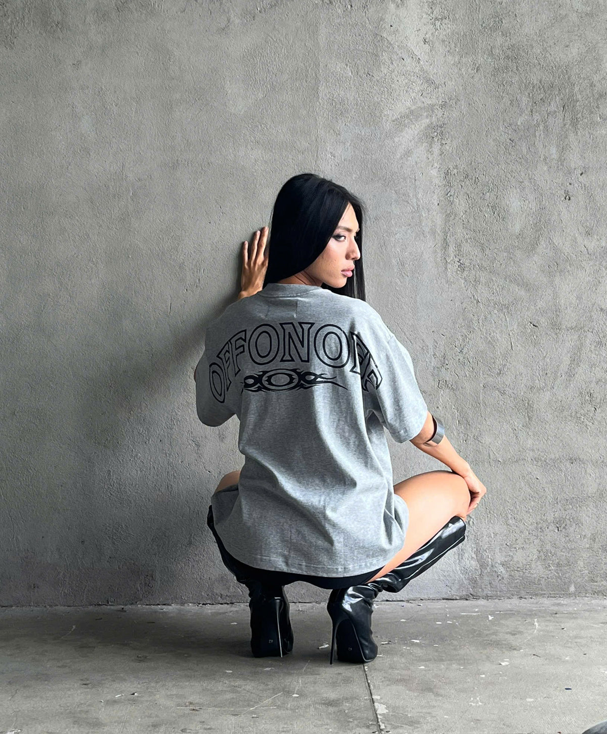 OFFONOFF OVB LOGO TEE / GREY