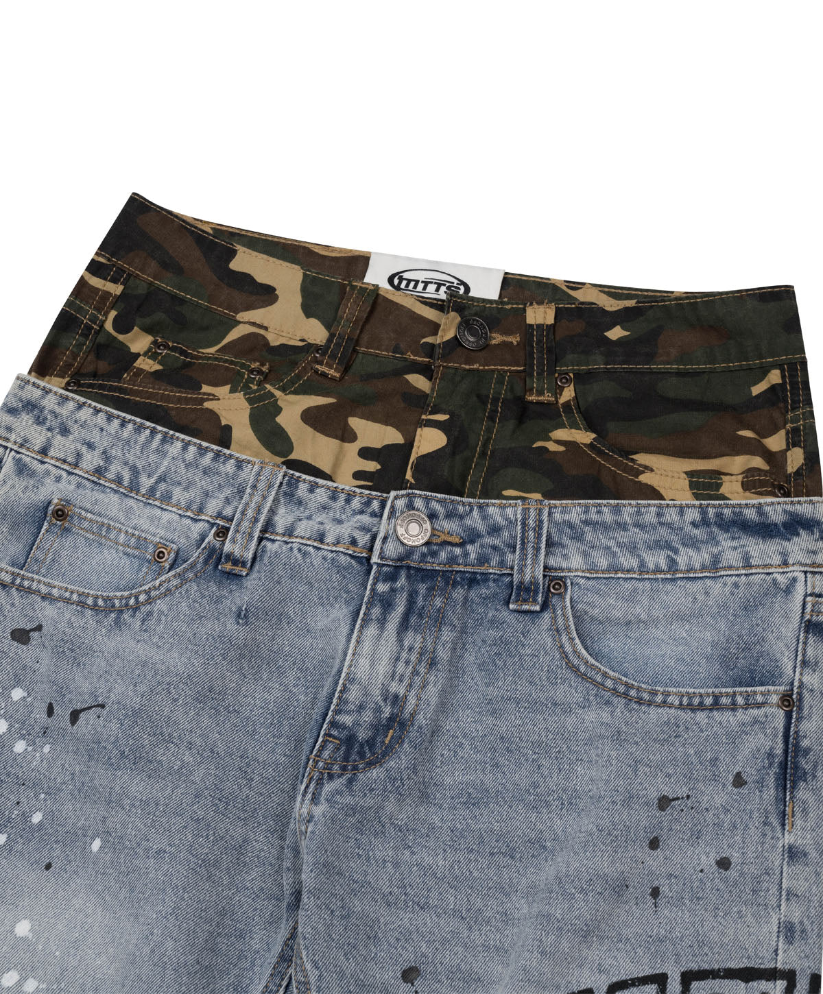 DOUBLE WAIST CM JEANS