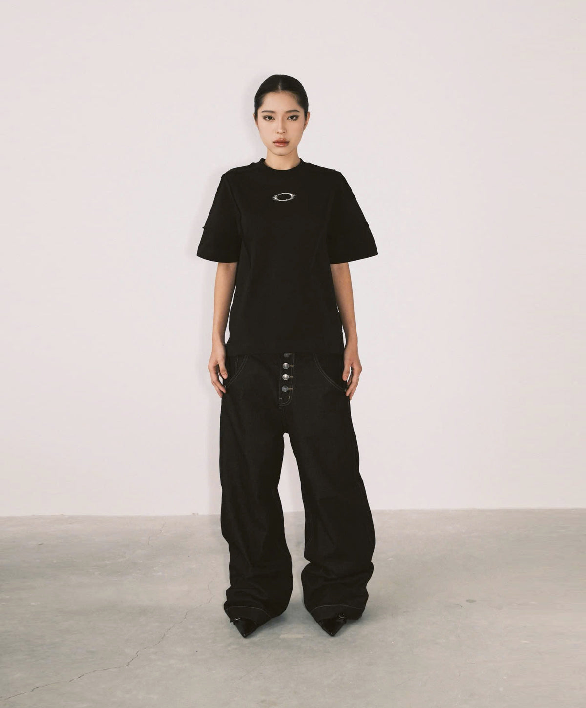 METAL BASIC TEE / BLACK