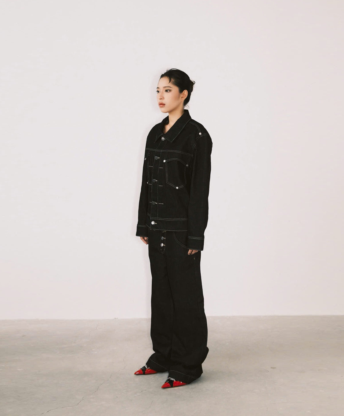 OFFONOFF RAW DENIM PANTS / DARK BLUE