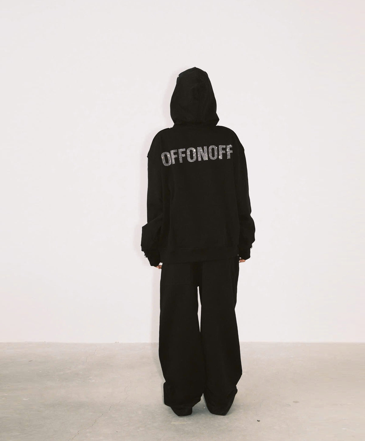 OFFONOFF CRYSTAL HOODIE
