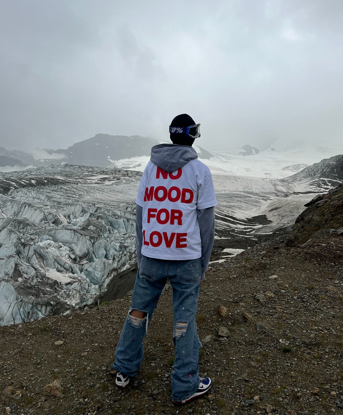 NO MOOD FOR LOVE TEE / WHITE