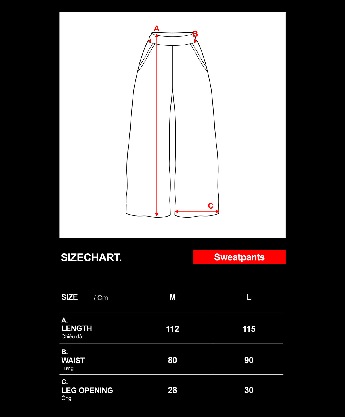 OFFONOFF X CH2 SWEAT PANT