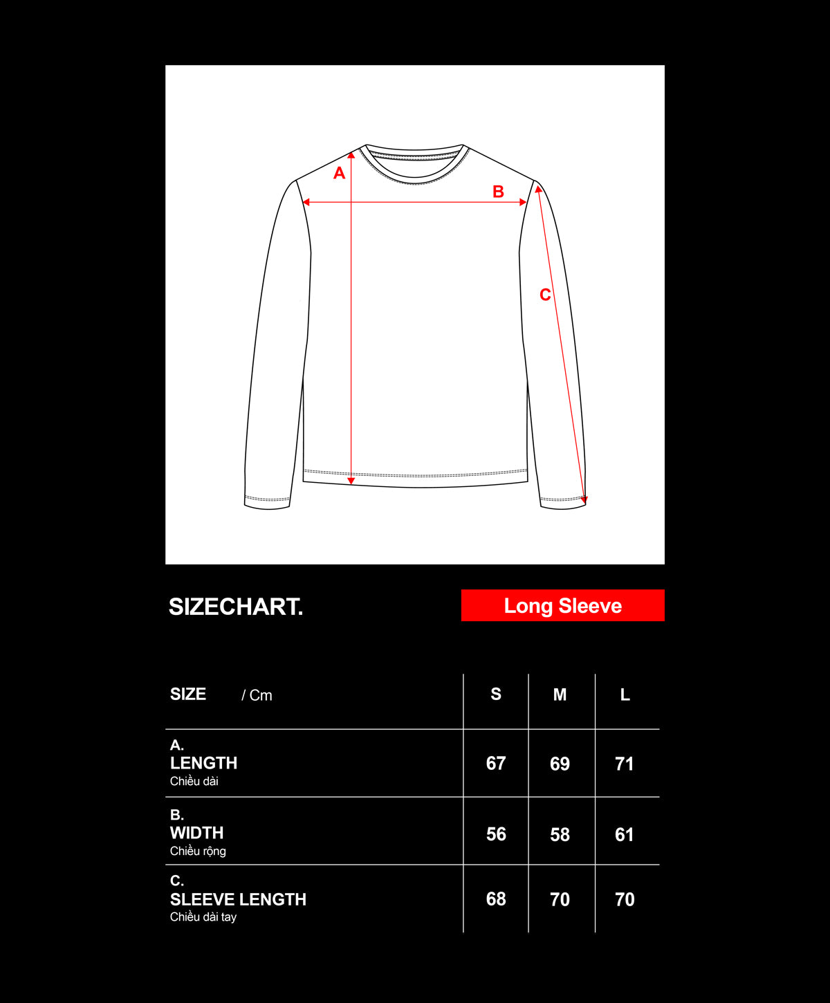 OFFONOFF LONG SLEEVE / BLACK WHITE