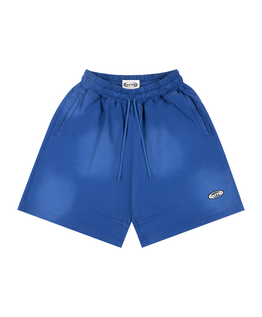 BASIC WAXED SHORTS [ blue ]