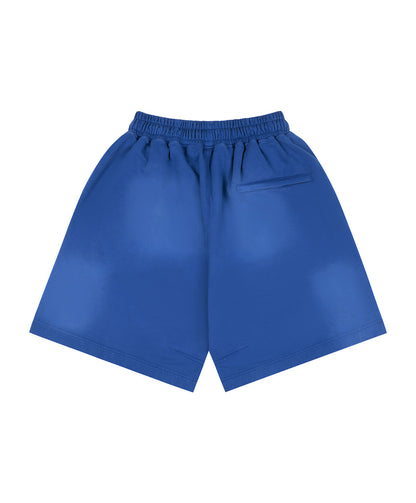 BASIC WAXED SHORTS [ blue ]