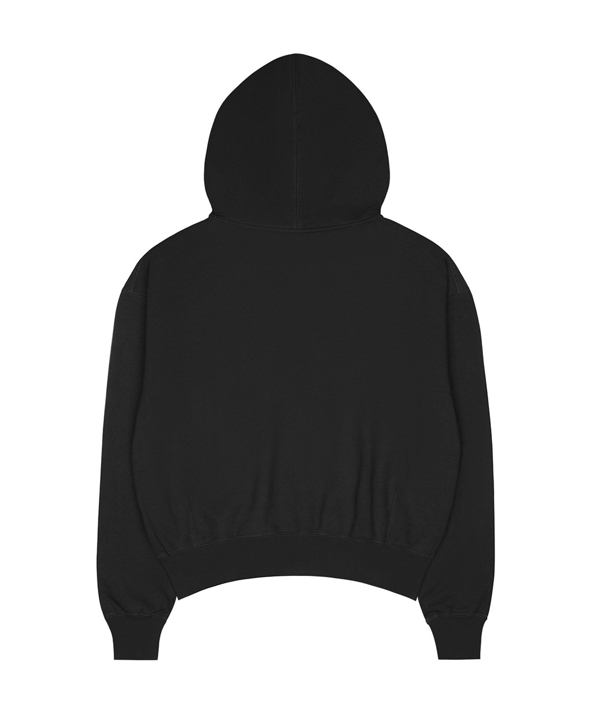 BASIC WAXED HOODIE [ black ]