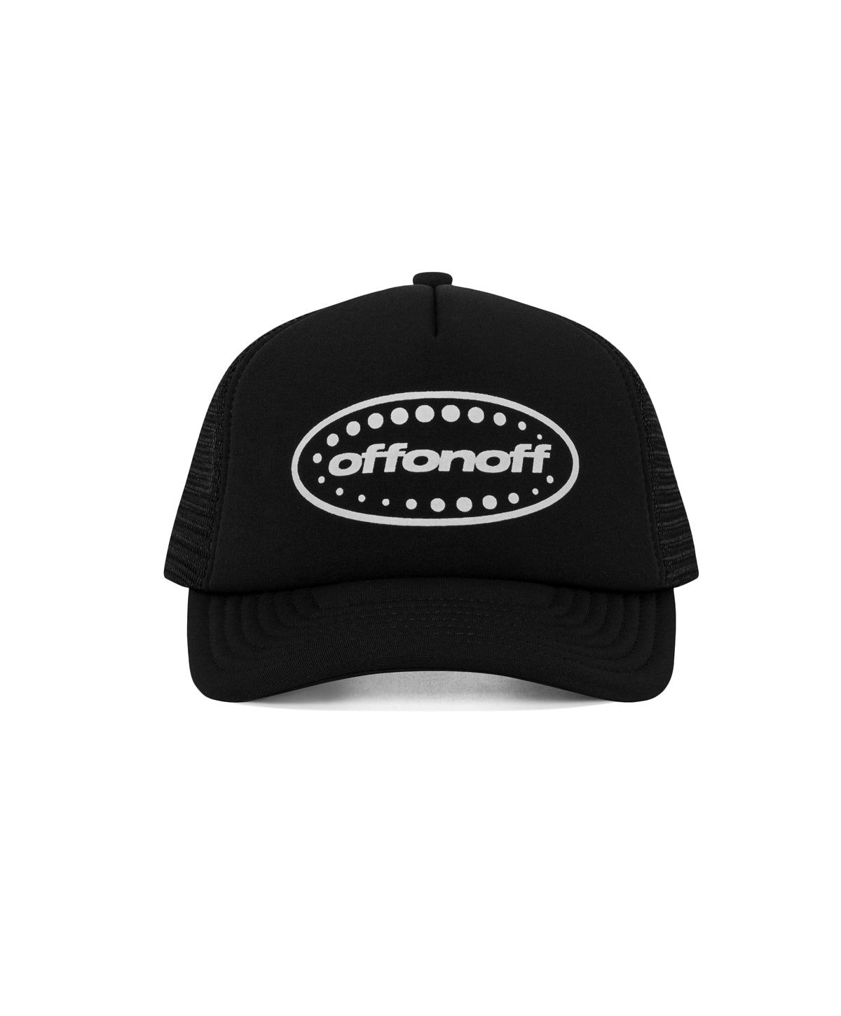 OFFONOFF LOGO TRUCKER CAP / BLACK