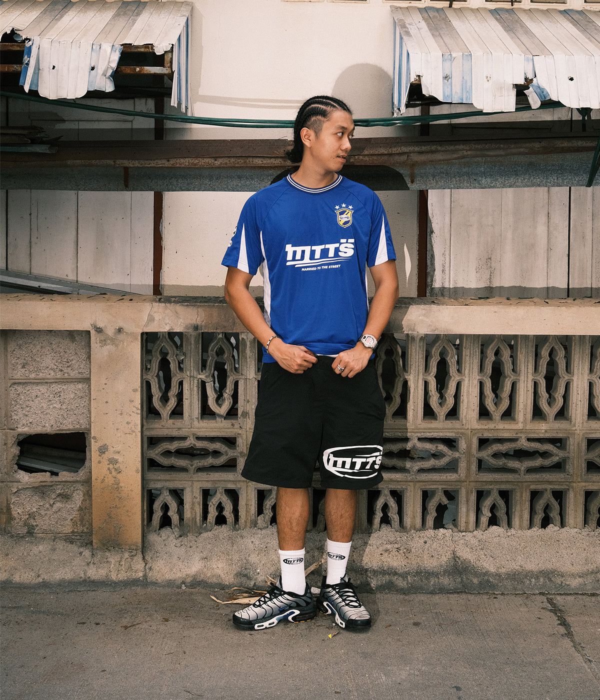 OFFONOFF FOOTBALL JERSEY  [ blue ]