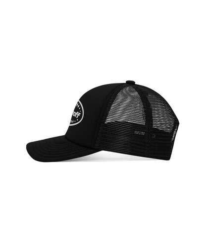 OFFONOFF LOGO TRUCKER CAP / BLACK
