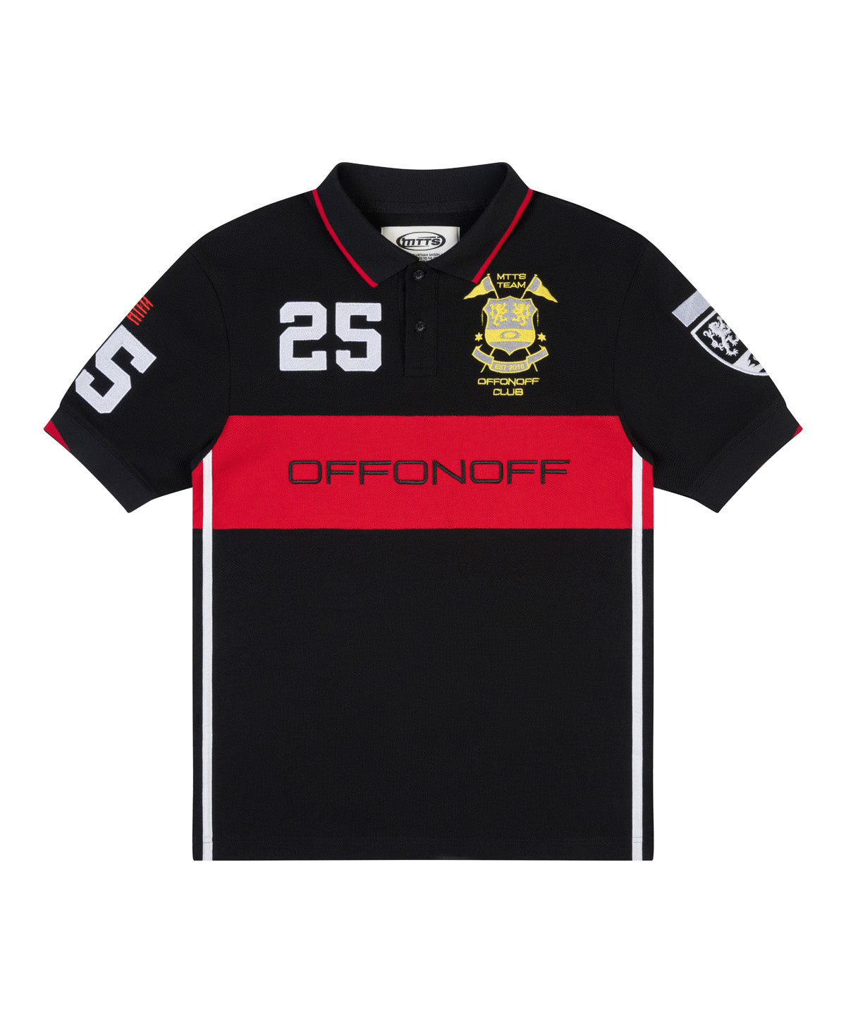 OFFONOFF POLO SHIRT / BLACK