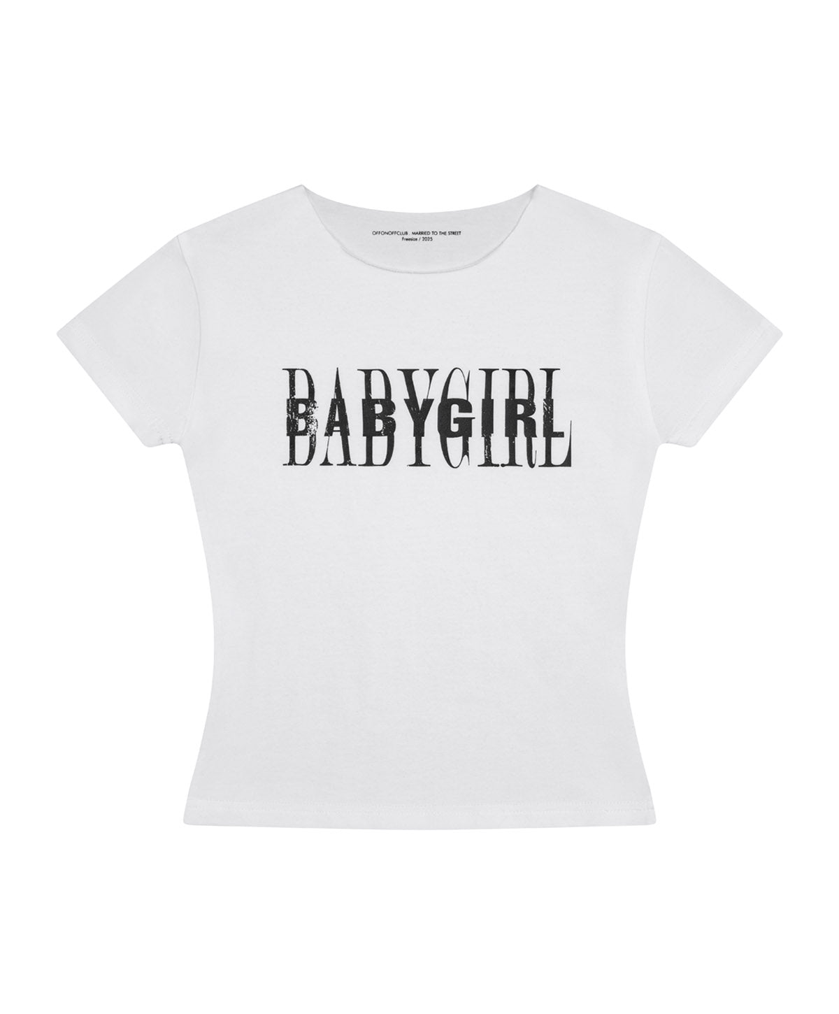 BABYGIRL CROPTOP / WHITE