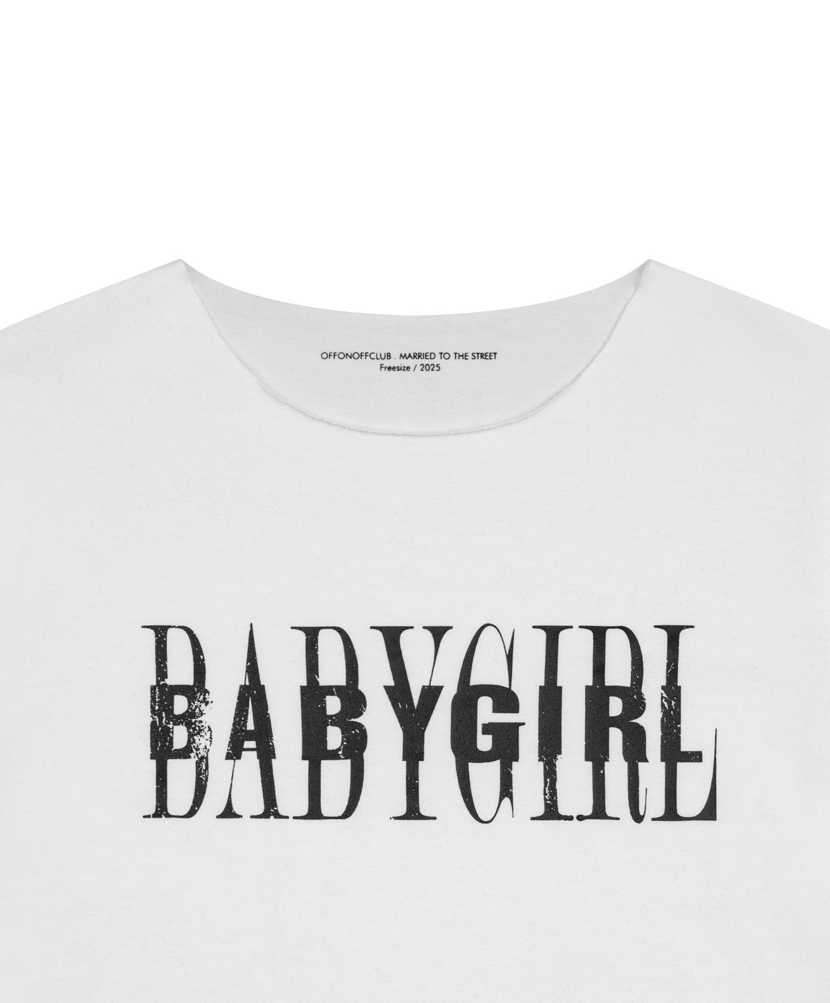 BABYGIRL CROPTOP / WHITE