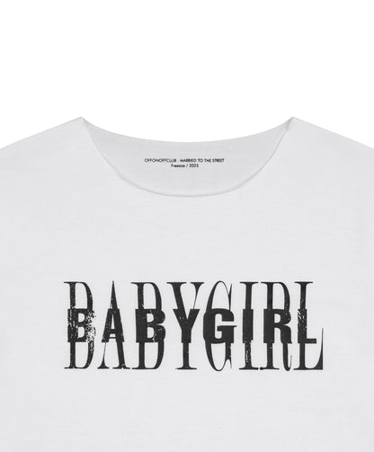 BABYGIRL CROPTOP / WHITE