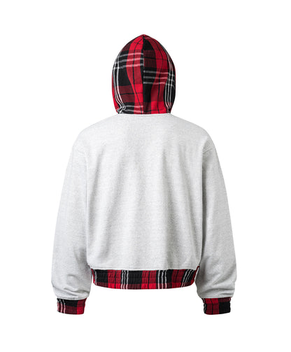 OFFONOFF TRIBAL LOGO FULLZIP HOODIE / GREY