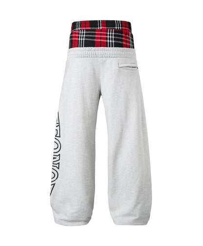 OFFONOFF TRIBAL LOGO PANTS / GREY