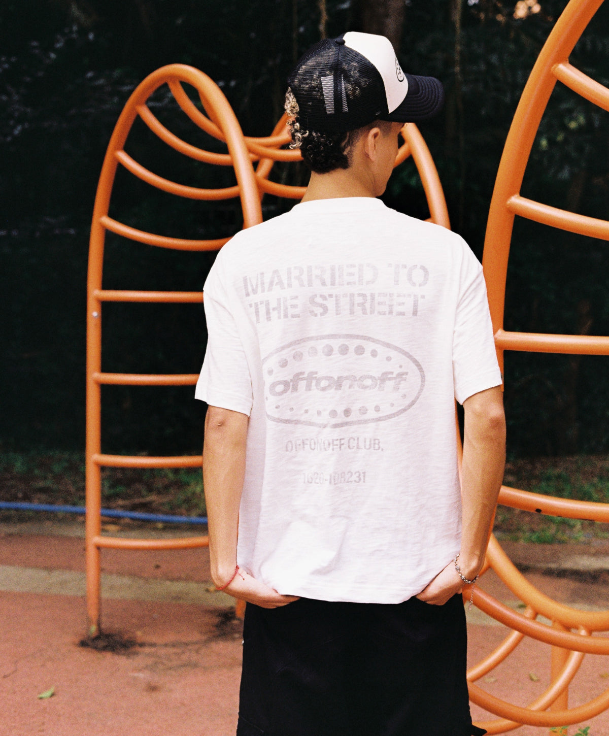 OFFONOFF SLUB TEE / WHITE