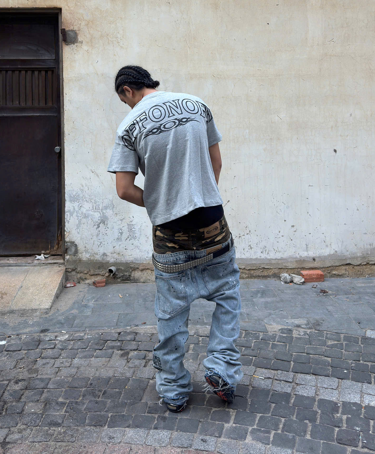 OFFONOFF OVB LOGO TEE / GREY