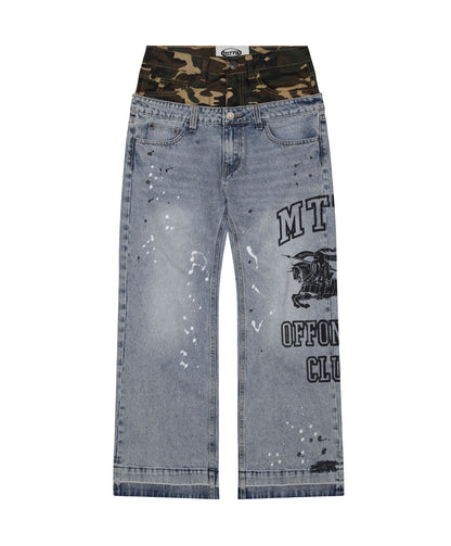 DOUBLE WAIST CM JEANS