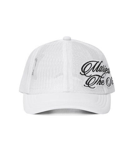 MTTS TRUCKER MESH CAP / WHITE