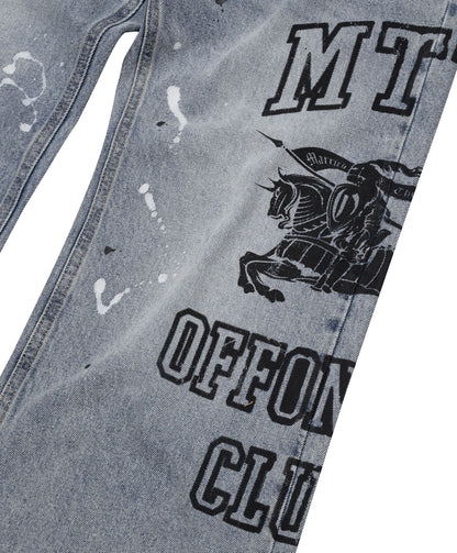 DOUBLE WAIST CM JEANS