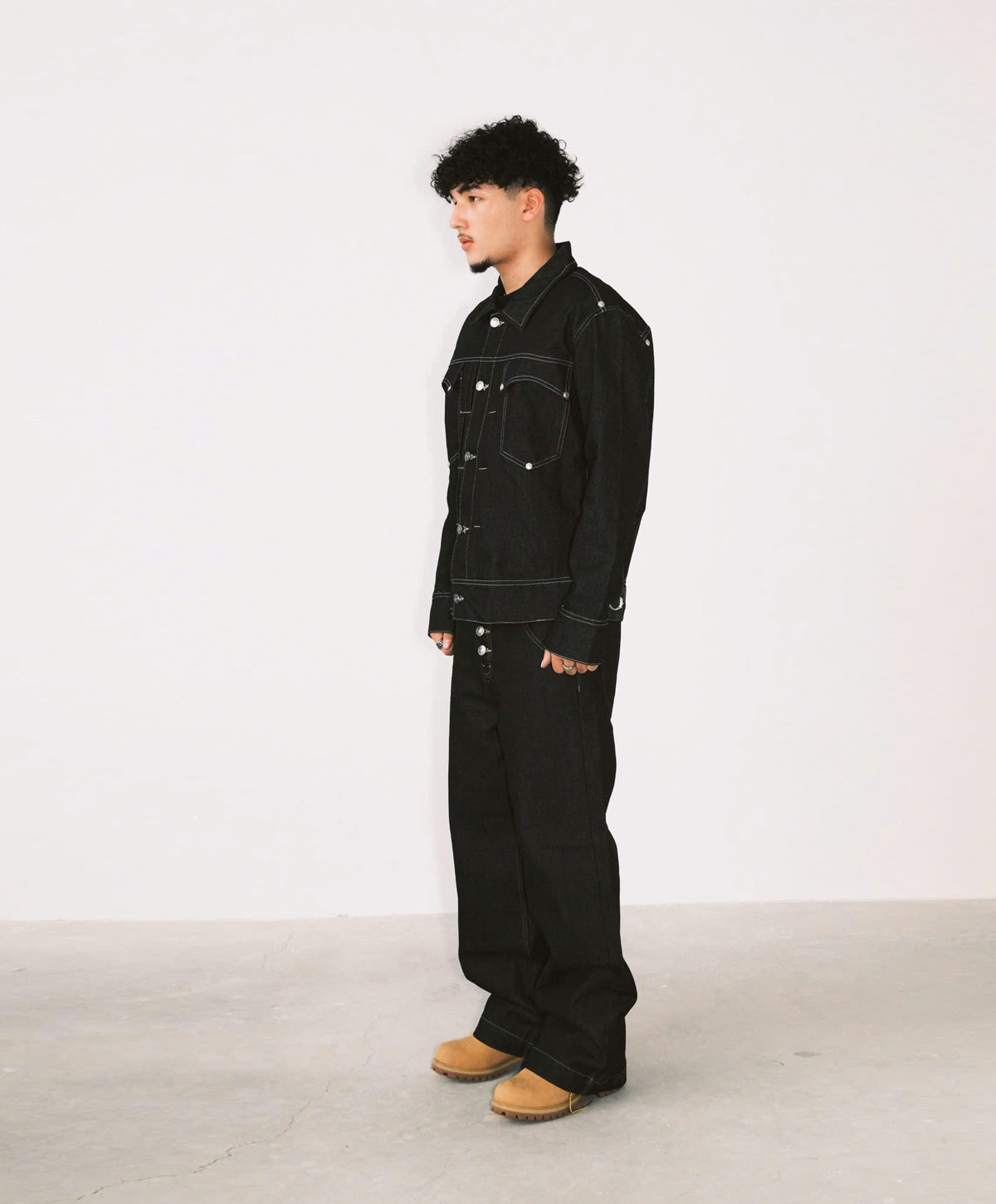 OFFONOFF RAW DENIM PANTS / DARK BLUE