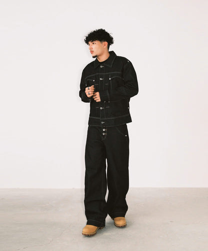 OFFONOFF RAW DENIM PANTS / DARK BLUE