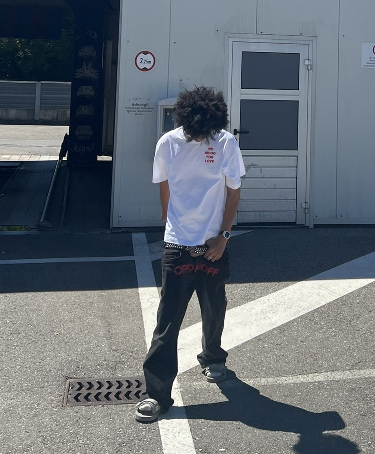 NO MOOD FOR LOVE TEE / WHITE