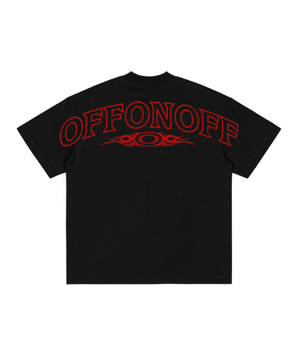 OFFONOFF OVB LOGO TEE / BLACK RED
