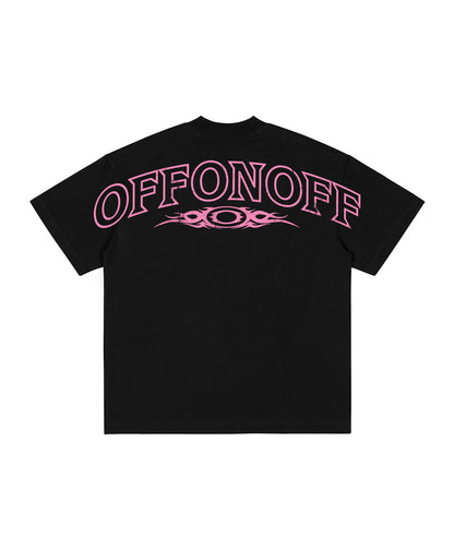 OFFONOFF OVB LOGO TEE / BLACK PINK