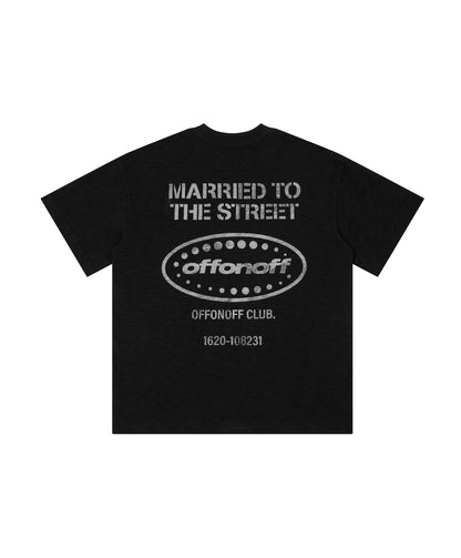 OFFONOFF SLUB TEE / BLACK