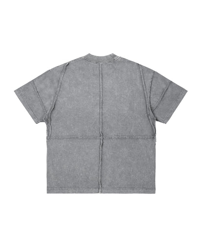 METAL BASIC TEE / GREY WAXED