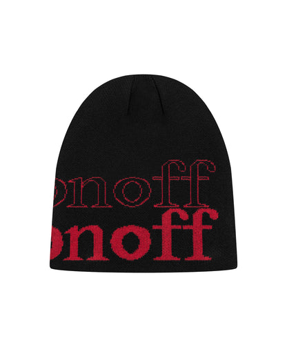 OFFONOFF KNIT BEANIE / BLACK