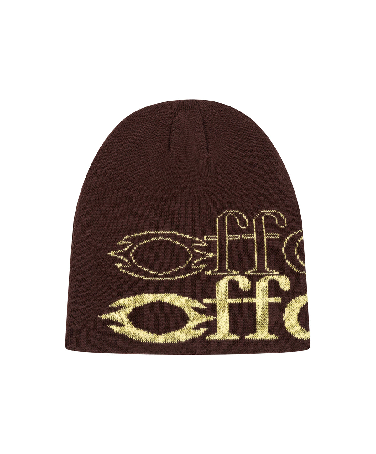 OFFONOFF KNIT BEANIE / BROWN
