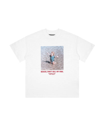 OFFONOFF BEACH  SLUB TEE / WHITE