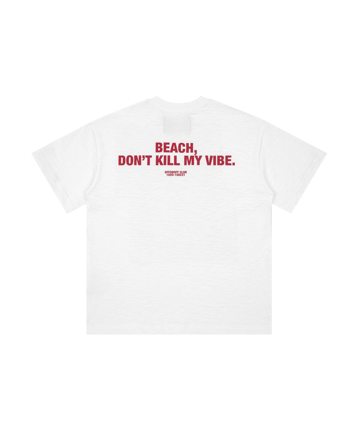 OFFONOFF BEACH  SLUB TEE / WHITE