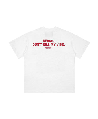 OFFONOFF BEACH  SLUB TEE / WHITE