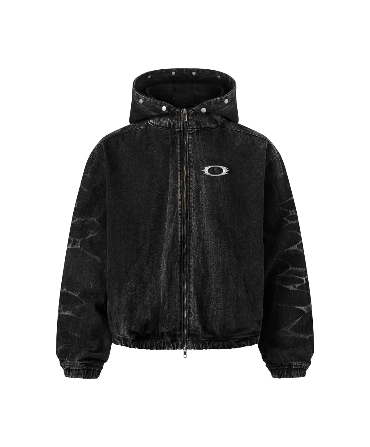 FZ DENIM HOODED ZIP UP