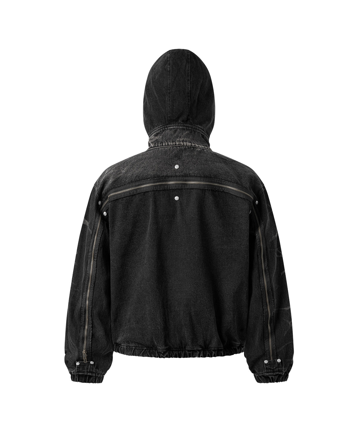 FZ DENIM HOODED ZIP UP