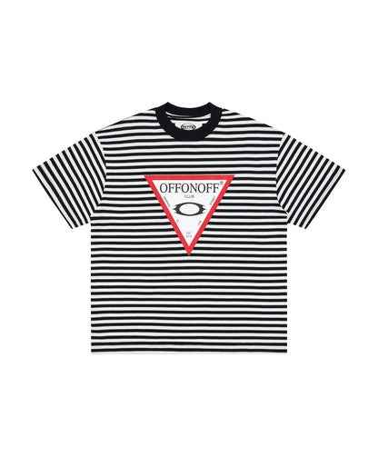 FG STRIPPED TEE / BLACK