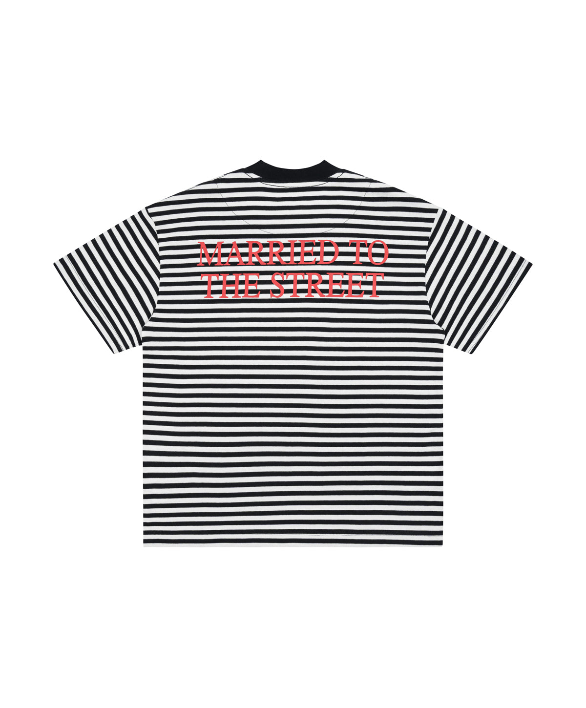 FG STRIPPED TEE / BLACK