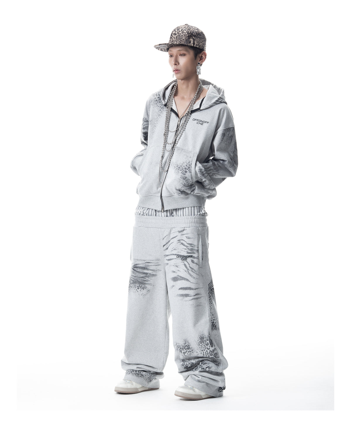 OFFONOFF X CH2 FULLZIP HOODIE