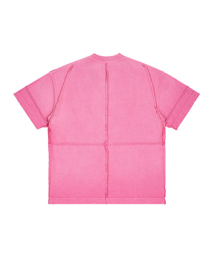 METAL BASIC TEE / PINK WAXED