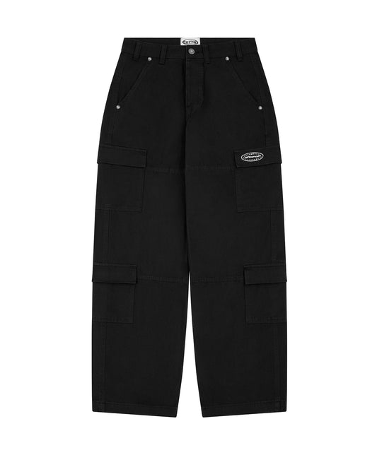 OFFONOFF CARGO PANTS / BLACK