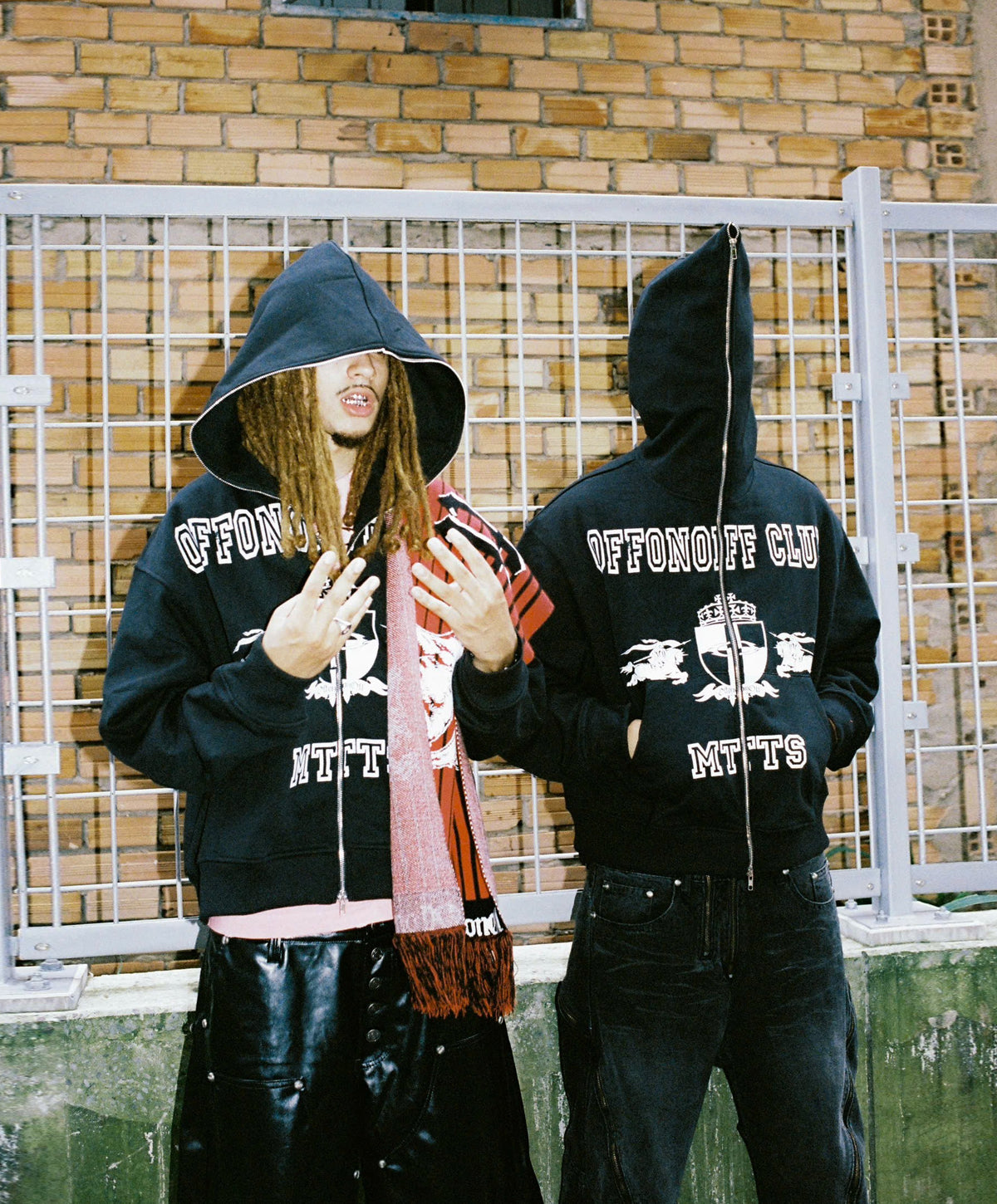 ROYAL FULLZIP HOODIE / BLACK