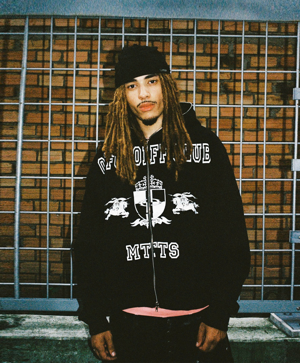 ROYAL FULLZIP HOODIE / BLACK