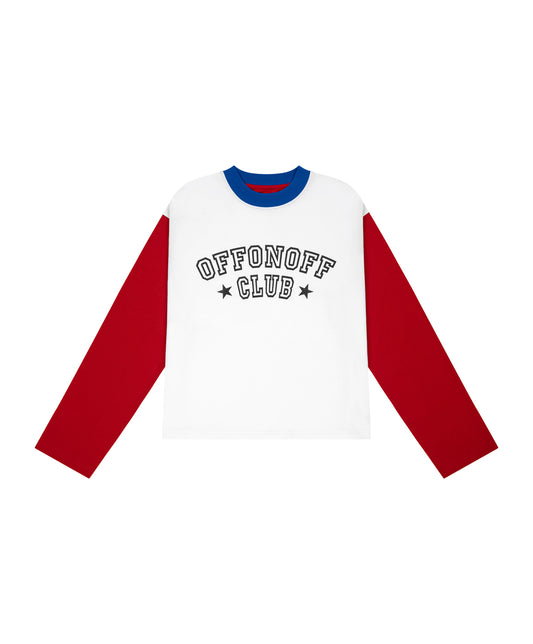 OFFONOFF LONG SLEEVE / WHITE RED