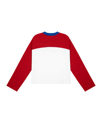 OFFONOFF LONG SLEEVE / WHITE RED