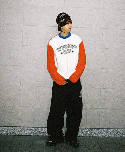 OFFONOFF LONG SLEEVE / WHITE RED