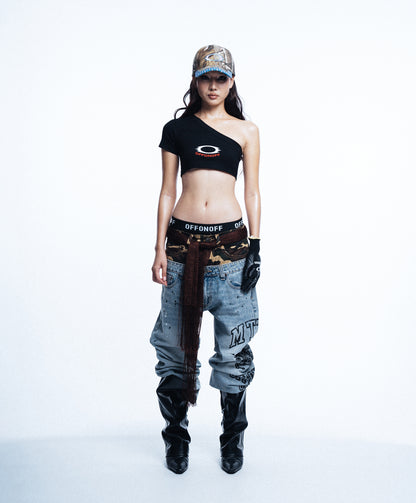 DOUBLE WAIST CM JEANS